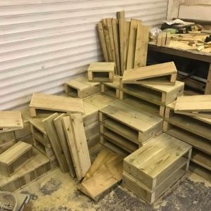 Small Wooden Building Blocks