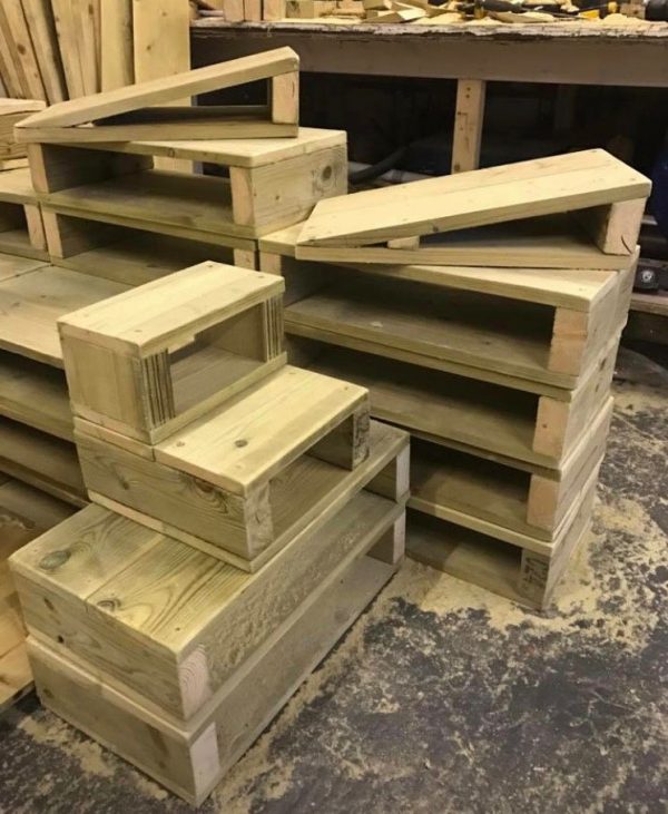 Stack Of Wooden Building Blocks