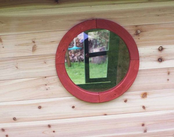 Window In Wooden Playhouse