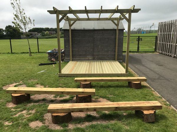 Wooden Stage For Kids