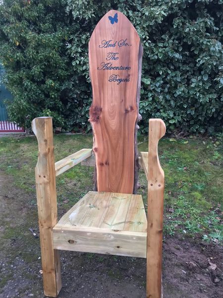 Bespoke Teachers Story Telling Wooden Chair