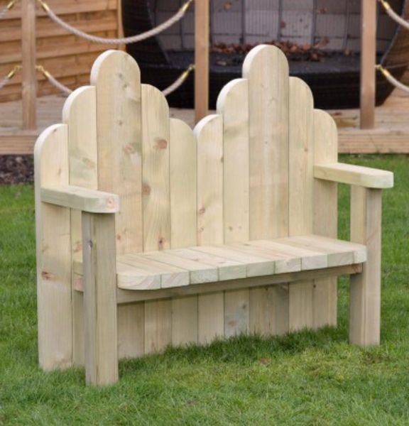 Wooden Story Bench