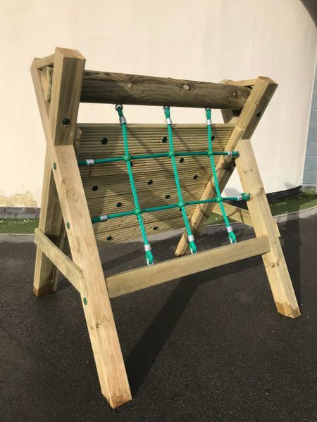 Wooden Rope Climbing Frame