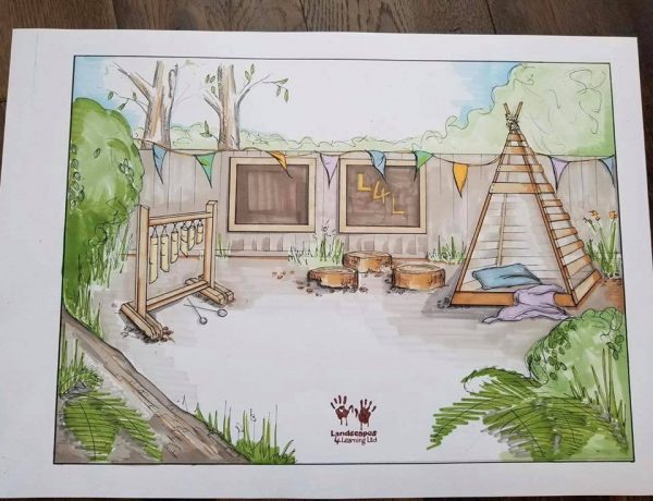 Sketch Design For Kids Play Area