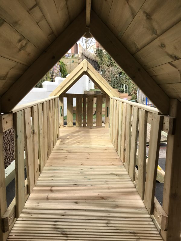 Wooden Walkway For Children