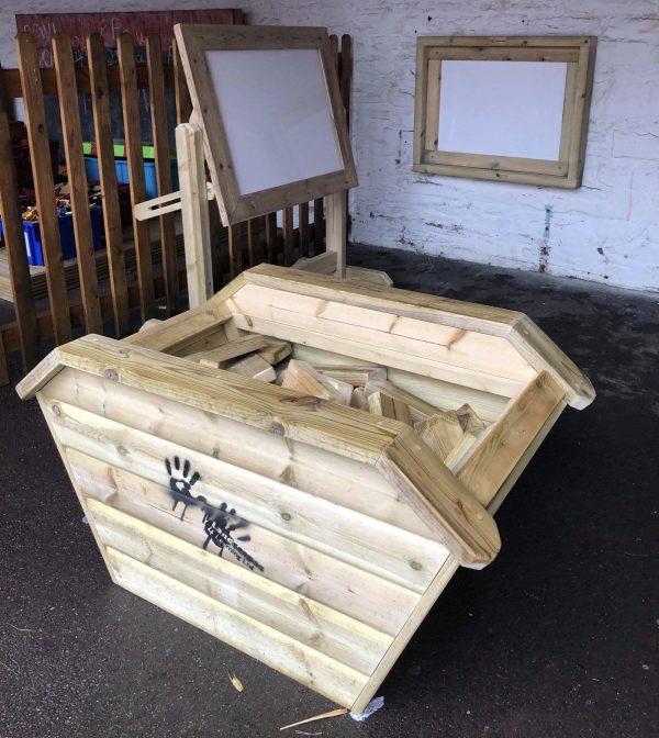 Picture Of Wooden Skip
