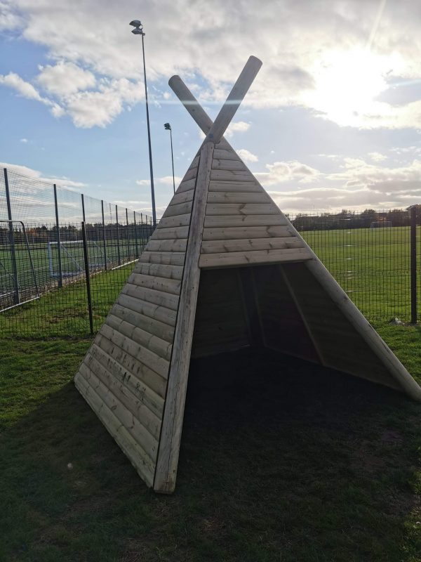 Wooden Teepee For Wheelchair
