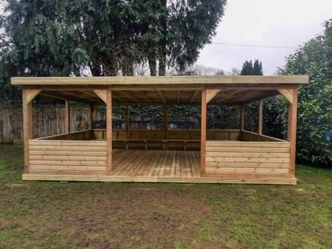 Outdoor Large Wooden Classroom